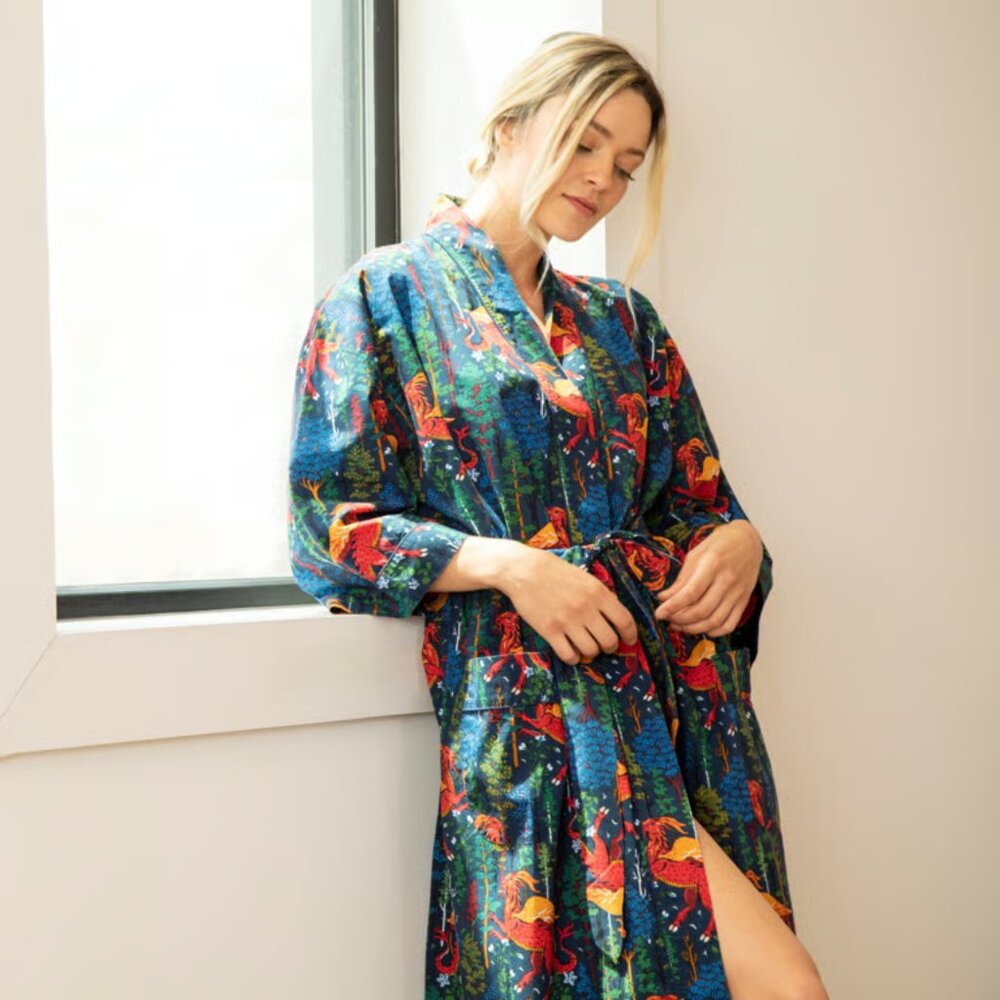 Printfresh robe in Jersey Devil OS